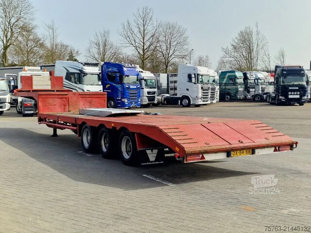 Chargeur bas Van Hool SZ-302 Low loader - 3 axle - Ramps - Extendable...