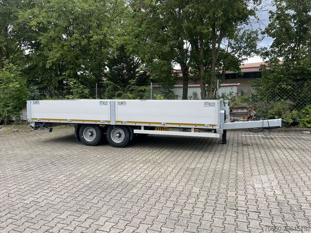 Åben trailer Möslein THT 11- G 7,2  Tandem- Pritschenanhänger- Tieflader