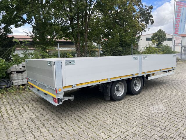Åben trailer Möslein THT 11- G 7,2  Tandem- Pritschenanhänger- Tieflader