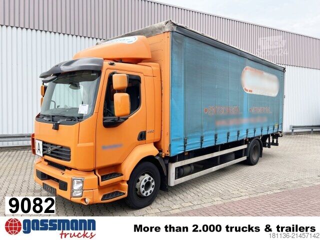 Autocarro con cassone fisso Volvo FL 290 4x2, Edscha, LBW MBB