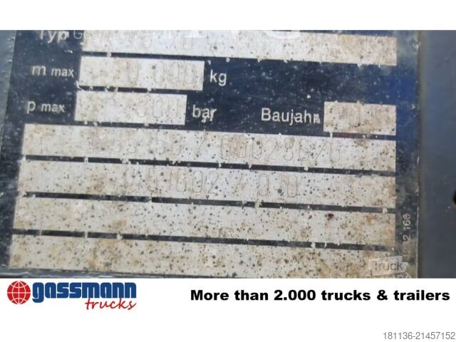 Camion benne à bras amovible Meiller RK 20.70 Abrollanlage