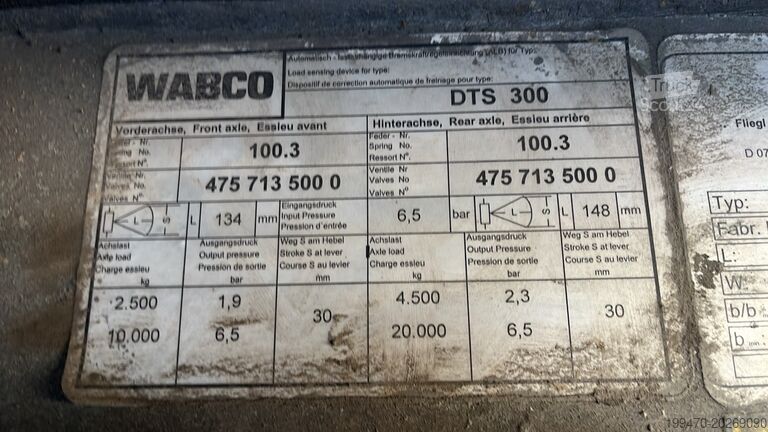 Dieplader oplegger Fliegl DTS 300