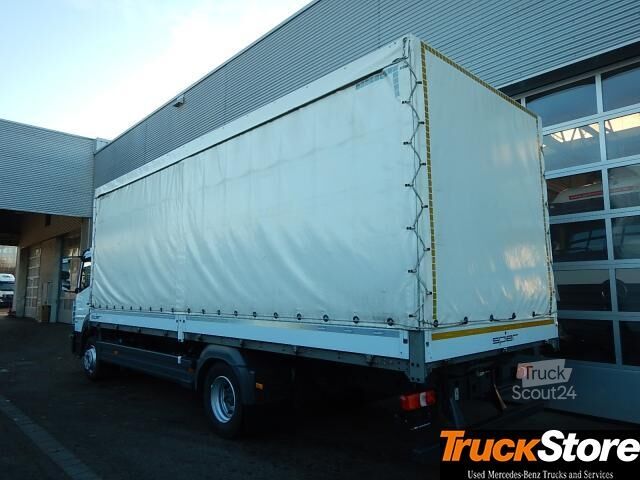 Φορτηγό πλατφόρμα με μουσαμά Mercedes-Benz Atego 1224 L