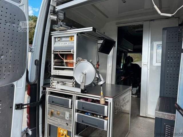 Kastenwagen hoch MERCEDES-BENZ Sprinter 319CDi V6 Kanal-Inspektion Kamera IPEK