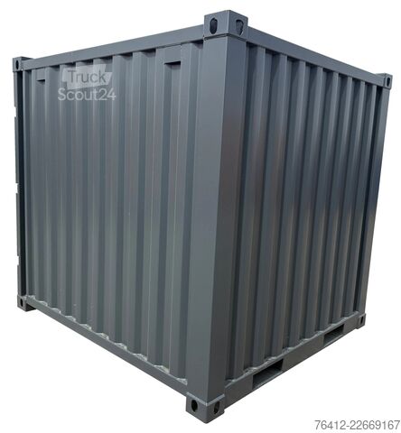 Container de transport maritim A1 Container 8 Fuß Lagercontainer RAL 7016 Anthrazitgrau