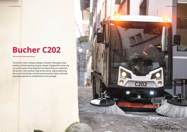 Sweeper Bucher C202 PM2.5 PM10 ZAMIATARKA ULICZNA