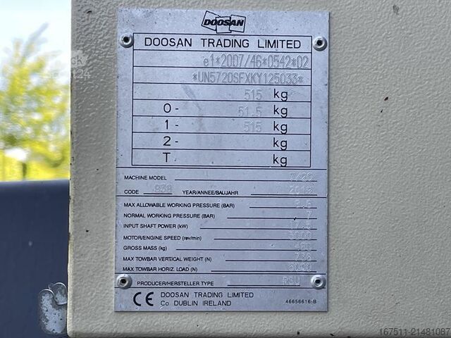 Hűtőkompresszor Doosan 7 / 20