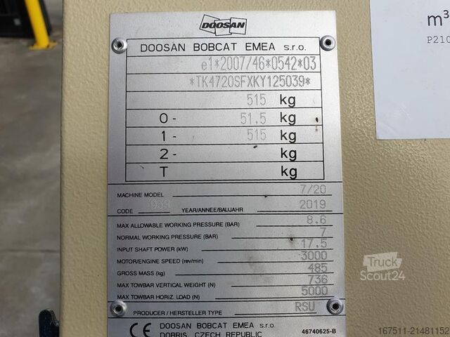 Compresseur frigorifique Doosan 7 / 20