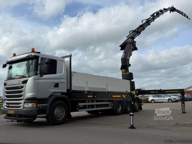 Camión grúa Scania G450 8x4 triple, PALFINGER PK92002 (92tm) FLYJI...