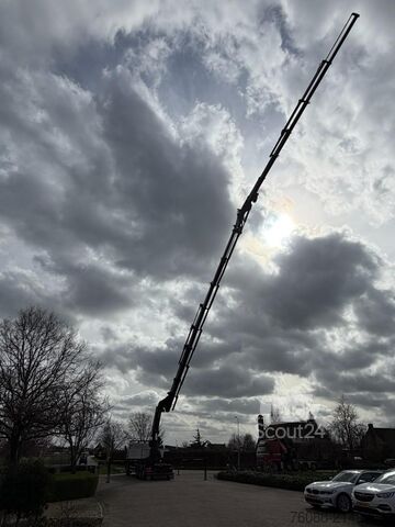 Camion cu macara Scania G450 8x4 triple, PALFINGER PK92002 (92tm) FLYJI...