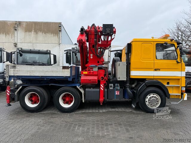 Autokran Scania R143 450 V8 6X4 Kran Palfinger 45000 / Oldtimer