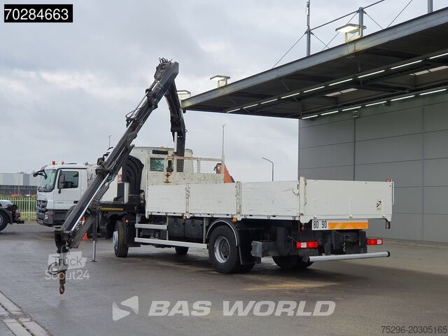 Open laadbak Renault C 380 4X2 HIAB 122 B-3 HIDUO Kran Crane Steelsu...
