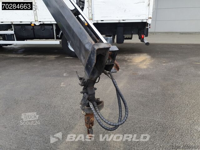 Open laadbak Renault C 380 4X2 HIAB 122 B-3 HIDUO Kran Crane Steelsu...