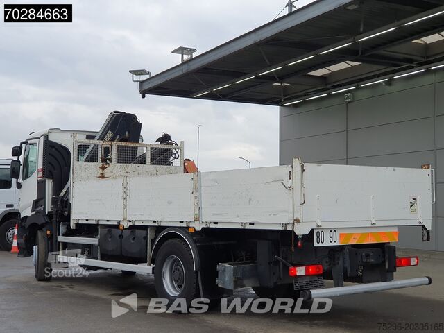 Open laadbak Renault C 380 4X2 HIAB 122 B-3 HIDUO Kran Crane Steelsu...