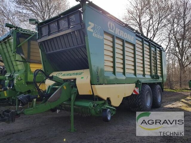 Szecskázó pótkocsi Krone ZX 430 GD