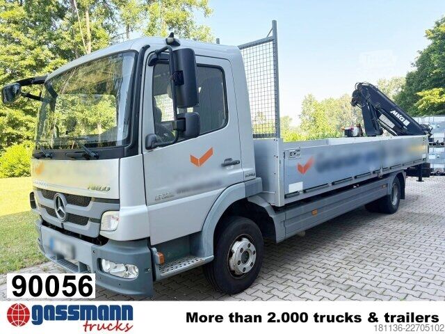 Пикап-фургон Mercedes-Benz Atego 822 L 4x2 mit Heckkran MKG HLK76-a2,