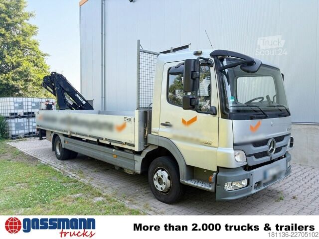 Пикап-фургон Mercedes-Benz Atego 822 L 4x2 mit Heckkran MKG HLK76-a2,