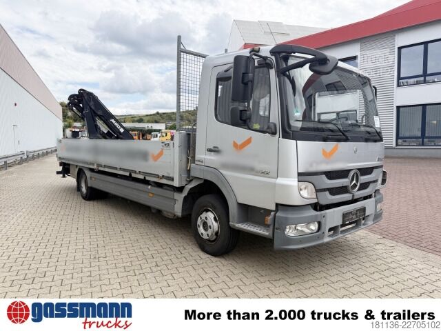 Пикап-фургон Mercedes-Benz Atego 822 L 4x2 mit Heckkran MKG HLK76-a2,