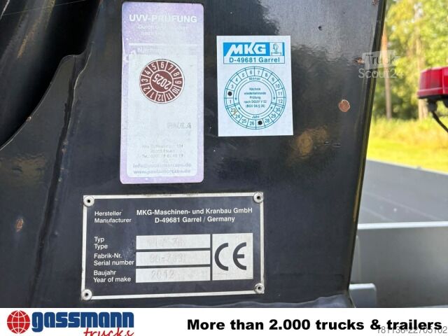 Пикап-фургон Mercedes-Benz Atego 822 L 4x2 mit Heckkran MKG HLK76-a2,