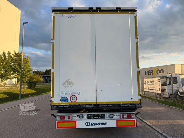 Ανοιχτό ημιρυμουλκούμενο με μουσαμά KRONE SD Pritsche+Schiebeplane+Edscha/Luft-Lift