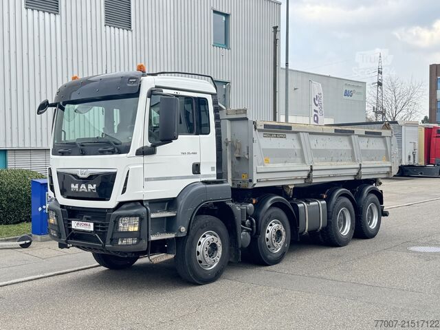 Dreiseitenkipper LKW MAN TGS 35.460 8x4 MEILLER 3-Seiten Bormatik