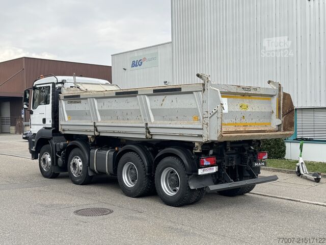 Dreiseitenkipper LKW MAN TGS 35.460 8x4 MEILLER 3-Seiten Bormatik