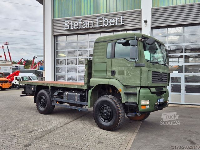 Lastbil med flak MAN TGA 18.360 4x4 BB Pritsche Single Bereifung