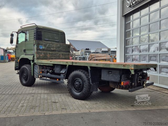 Lastbil med flak MAN TGA 18.360 4x4 BB Pritsche Single Bereifung