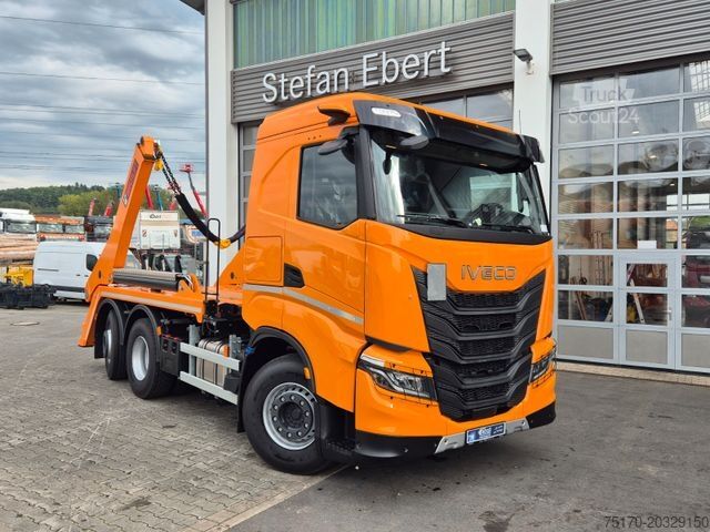 Savivartis sunkvežimis IVECO AS280X58Y/ PS ON Hiab FTR18 Funk AHK Bett Cam