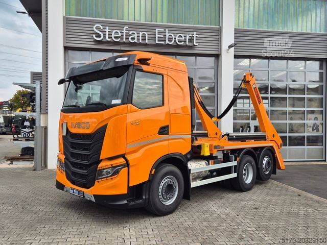 Savivartis sunkvežimis IVECO AS280X58Y/ PS ON Hiab FTR18 Funk AHK Bett Cam