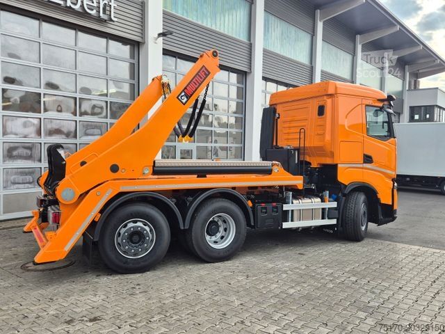 Savivartis sunkvežimis IVECO AS280X58Y/ PS ON Hiab FTR18 Funk AHK Bett Cam