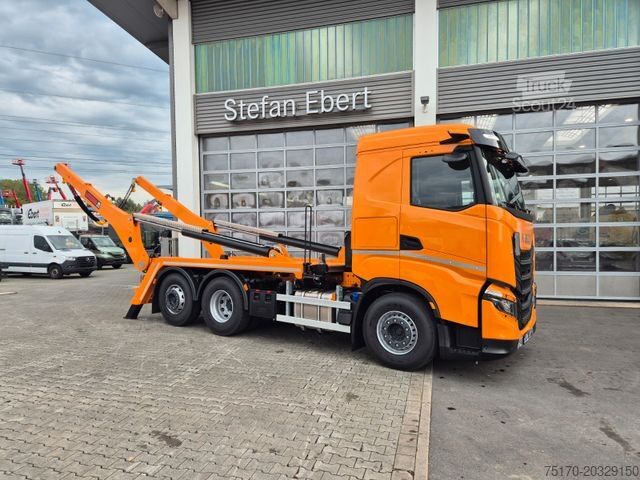 Savivartis sunkvežimis IVECO AS280X58Y/ PS ON Hiab FTR18 Funk AHK Bett Cam