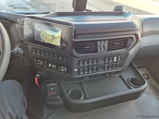 Trijų pusių savivartis sunkvežimis IVECO AD200X46/P HR OFF Palfinger PK 12.501 Funk AHK