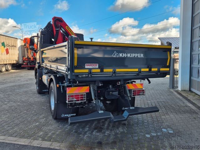 Trijų pusių savivartis sunkvežimis IVECO AD200X46/P HR OFF Palfinger PK 12.501 Funk AHK