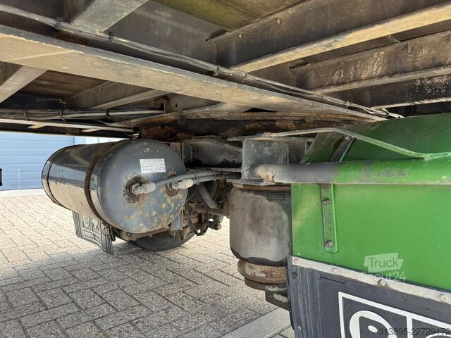 Platform trailer lako A 216 Hardhout, Rongen, Lucht, 800 cm. Zeer Goed