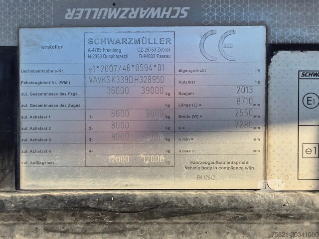 Standaard-SZM MAN TGS 18.460 4x4 + Schwarzmuller SPA 3/E