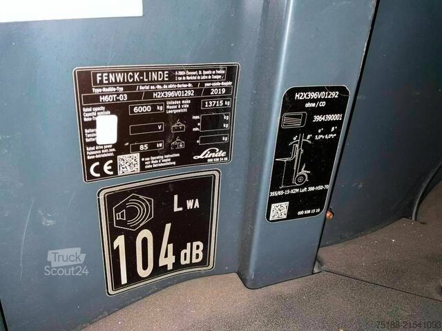 šakinis krautuvas Linde H 60T-03