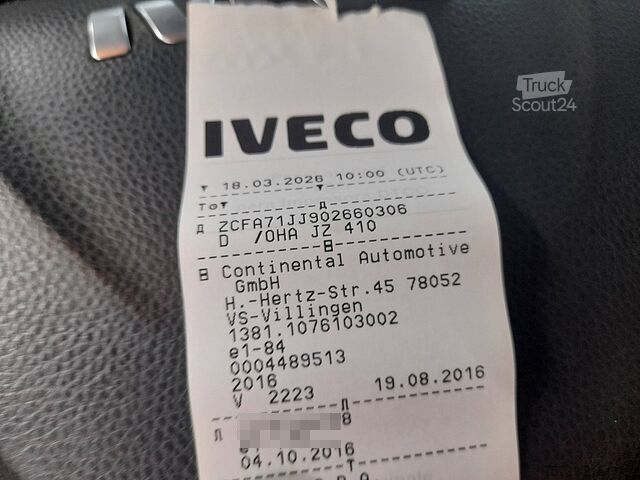 Транспортиране в хладилник/замразено IVECO 140E25 EUROCARGO ATP