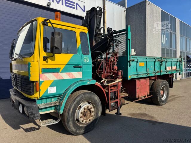 Volquete con grúa Renault G230 **BENNE+GRUE-TIPPER+CRANE**
