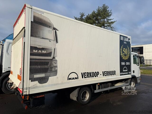 Benne fermée MAN TGL 8.180 4x2 BL COSED BOX / BAKWAGEN / CAISSE ...