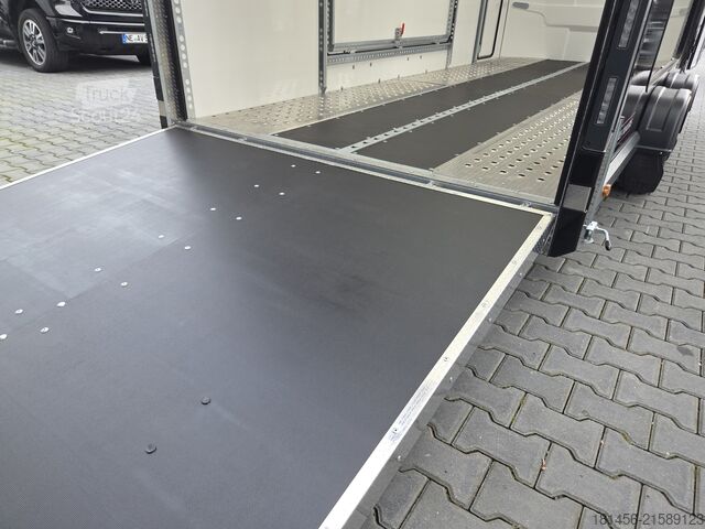 Car carrier trailer Brian James Trailers Race Box 610-5019  black Flügeltüren Neu
