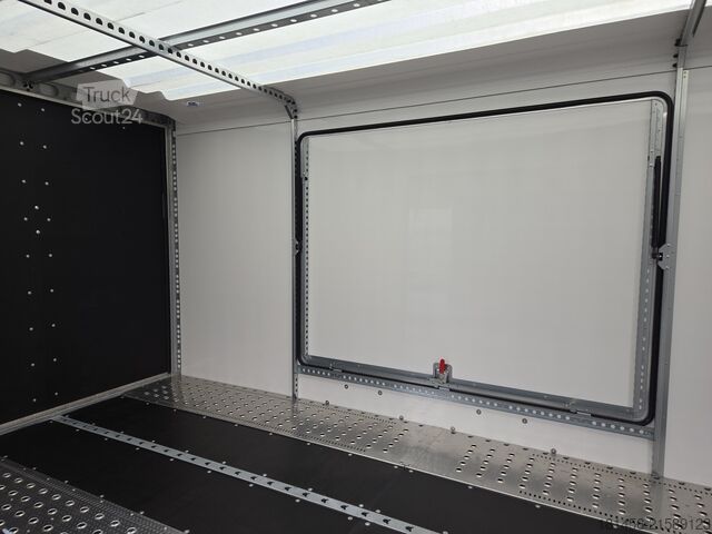 Car carrier trailer Brian James Trailers Race Box 610-5019  black Flügeltüren Neu