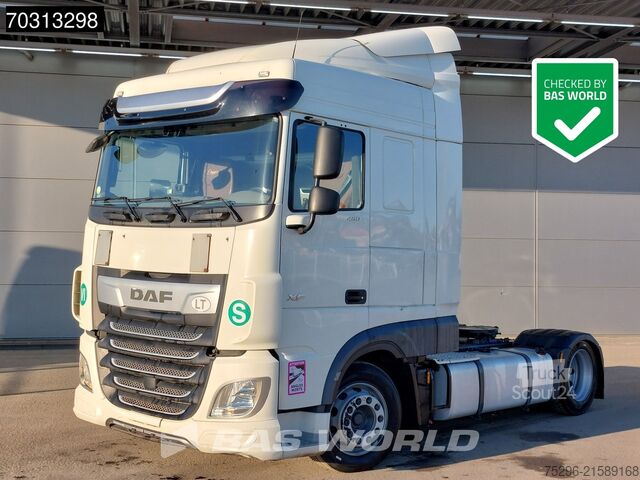 Volumetrekker DAF XF 480 4X2 SC Mega 2xTanks Standklima