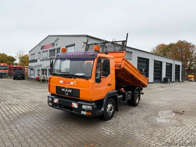 Τρίπλευρο ανατρεπόμενο φορτηγό MAN 9.180 L2000 3 Seiten-Kipper GGW 9500kg TOP