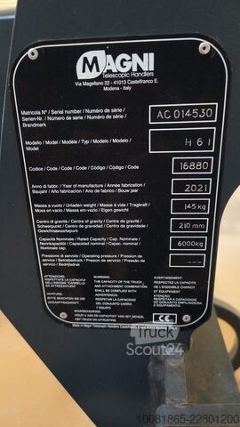 телескопічний навантажувач MAGNI RTH 6.35