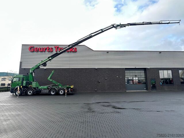 Crane truck MAN TGS 35.510 8X4H-6 BL + FASSI 545 + JIB + HAAKAR...
