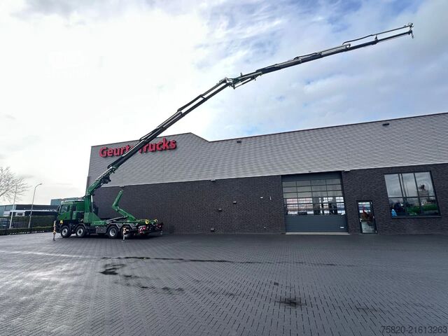 Crane truck MAN TGS 35.510 8X4H-6 BL + FASSI 545 + JIB + HAAKAR...