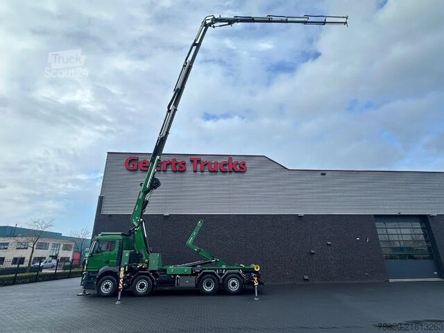 Crane truck MAN TGS 35.510 8X4H-6 BL + FASSI 545 + JIB + HAAKAR...