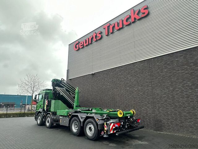 Crane truck MAN TGS 35.510 8X4H-6 BL + FASSI 545 + JIB + HAAKAR...