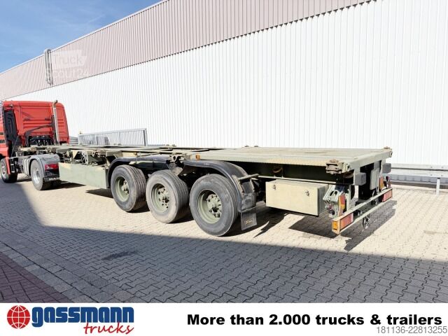 Wissellaadbak oplegger Doll U-74.0 3-Achs Containerchassis, 2x20/20/30/40ft,